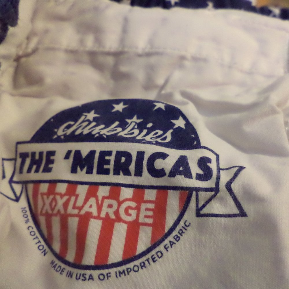 Chubbies Shorts - Red, White And Blue - American Flag - Stars + Spripes -Xxl View 6